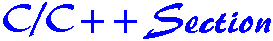 C/C++ Section